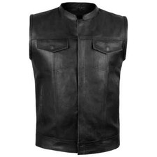 ARD® Giubbotto Moto Uomo Sons of Anarchy SOA Pelle Nascosto Trasporto Biker Wai