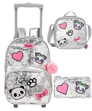HTgroce Zaino Trolley Scuola