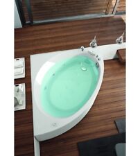 VASCA IDROMASSAGGIO HAFRO NOVA AD ANGOLO CON TELAIO 140x140 WHIRLPOOL DIGITALE 