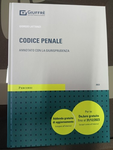 Codice penale annotato 2023 - penale,