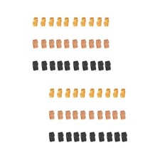  2 Pezzi Accessori Capelli per Donna Perline Trecce Clip Dreadlock Extension