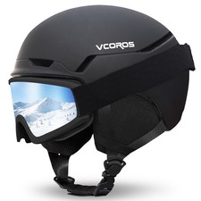 Casco sci con occhiali da - sci,