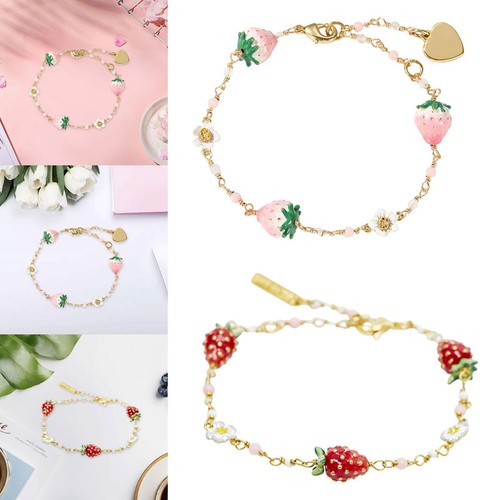 Bracciale con fragola - , per