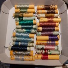 Filo seta 25 spolette Usate Vari Colori