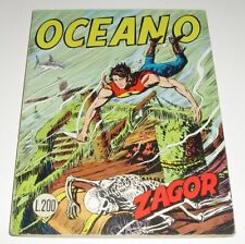 ZAGOR ZENITH N. 148 (ZAGOR 97) ORIGINALE "OCEANO"  1973 MAGAZZINO (MAI LETTO)