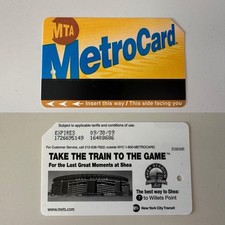 CARTOLINA METRO MTA ORIGINALE