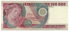 100000 LIRE BANCA D'ITALIA
