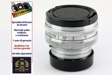 Nikon Nippon Nikkor S C 5 cm 50 mm f1.4 silver telemetro garanzia.