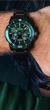 Festina Connected 47mm Cassa Verde in Acciaio Inossidabile, Cinturino Nero in...