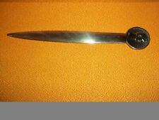 Tagliacarte vintage in argento massiccio Moneta Romana firmato Vanni Mazzetti