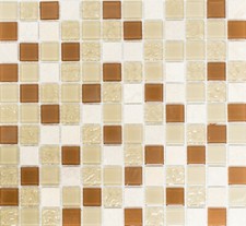 Mosaico Tessere vetro pietra
