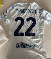 Inter Match Worn Signed