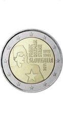OFFERTA: 2 EURO  Slovenia 2011 Franc Rozman Fdc