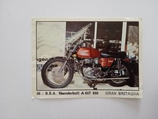 FIGURINA MOTO 2000 PANINI 1972 BSA THUNDERBOLT A 65T 650 n 56 DA RECUPERO
