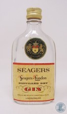 Miniature / Mignon Dry Gin SEAGERS (b)