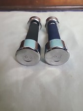 Coppia manubri vintage cromati