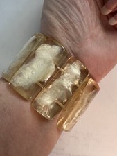MCM Stretch Bracelet/Lucite