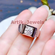 Moissanite Con Bianco Placcato