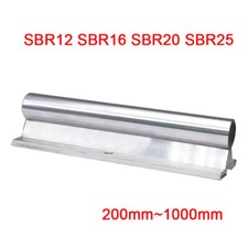 SBR12/16/20/25 Asta guida scorrevole guida lineare 300/400/500/600/700/800/850/900/1000 mm