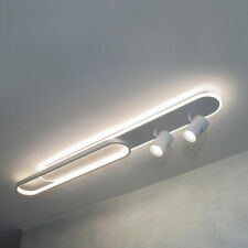 Plafoniera lampada da soffitto a led 50 watt 2 faretti spot orientabili gu10