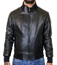 Herren Bomberjacke aus echtem
