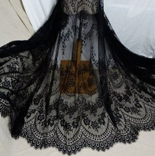 Tessuto pizzo ciglia francesi