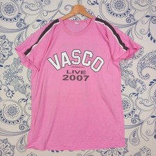 VASCO ROSSI 2007 BASTA POCO TOURDATES LIVE T-SHIRT L/XL CONCERT  MILANO  TORINO 