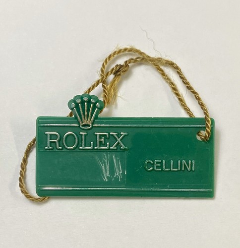 Rolex green tag - rolex, hangtag