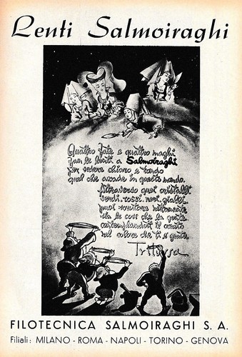 Pubblicita 1947 occhiali - pubblicita'1947,