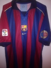 FC BARCELONA 2001-2002 camiseta shirt trikot maillot maglia XL