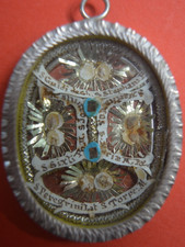 RELIQUARIO relic reliquary reliquia SAN PELLEGRINO LAZIOSI + 7 RARI SANTI