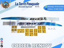 ADESIVI DECALCOMANIA TRATTORE