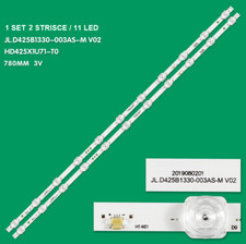 KIT 2 BARRE STRIP 11 LED TV HISENSE HD425X1U71 JL.D425B1330-003AS-M-V02