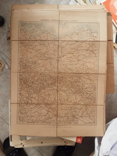 Vintage carta geografica - carta,