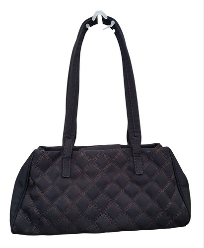 Borsa spalla nera tessuto - spalla,