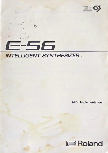 Roland tastiera manuale - roland, e-56