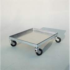 Vassoio inox per carrellino