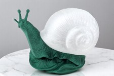 Lampada da Tavolo Lumaca Verde – Abat-jour Decorativa per Camera e Soggiorno