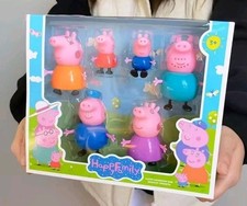 6PZ/Set Personaggi Peppa Pig