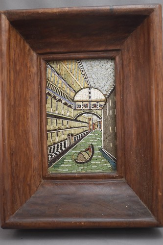 Antico quadro micro mosaico