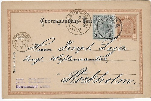 Cartolina oberarnsdorf presso - cartolina,