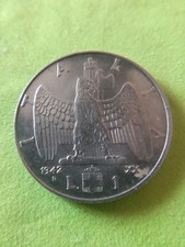 3 monete – 1 lira Impero del 1940 – 1942 Regno d'Italia