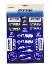 Foglio 25 Adesivi decalco stickers originali Yamaha Racing Team cod N19JS009E2