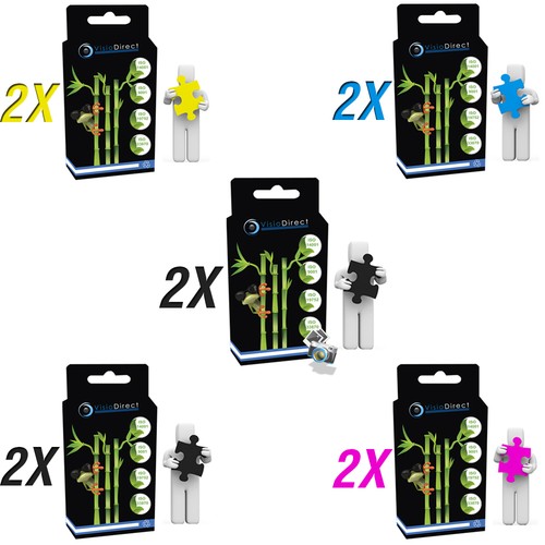 Pack dix cartouches encre - dix, d'encre