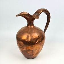 ANFORA BROCCA VASO Antico  CARAFFA IN RAME EGIDIO CASAGRANDE Borgo in Trento