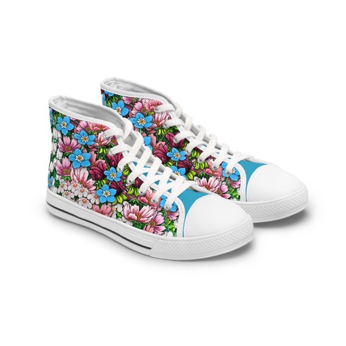 Sneakers alte floreali