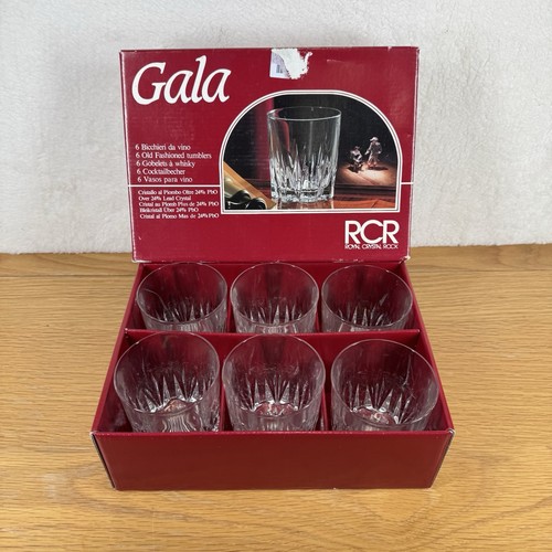 Set bicchieri whisky rcr - da,