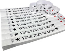 Braccialetti in Tyvek Stampati