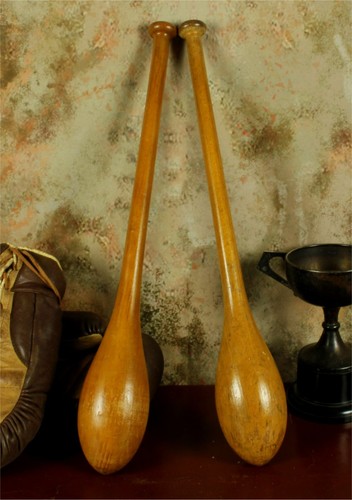Antica coppia mazze - di,