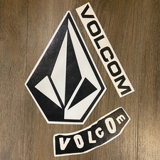 Volcom Stone Sticker Pack XXL 10" Team Surf Skate Snowboard Auto 3 Decalcomanie
